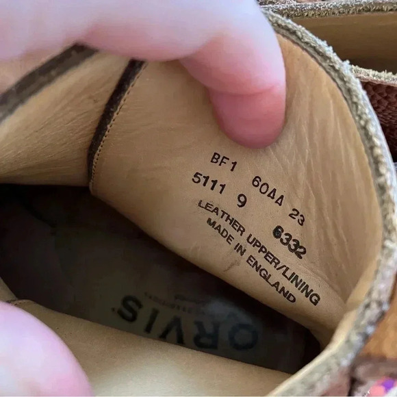 Orvis Dainite British  Made Sole Made in England Cognac Chelsea Boots - Picture 5 of 7